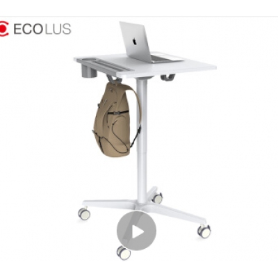 宜客乐思（ECOLUS）移动升降桌 站立办公演讲台 坐站交替升降台 书房家具学习桌 LS803WT
