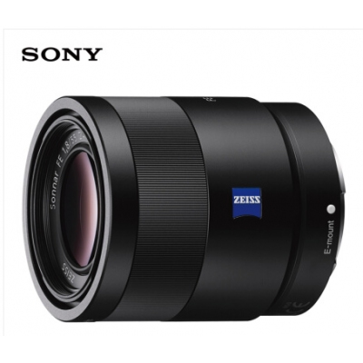 索尼（SONY）Sonnar T* FE 55mm F1.8 ZA全画幅蔡司标准定焦微单相机镜头 E卡口(SEL55F18Z)人像 街拍 风光