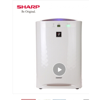 夏普（SHARP） 空气净化器 KC-WE20-W 除雾霾PM2.5除甲醛净离子群除菌加湿家用卧室客厅