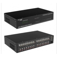 迈拓维矩MT-AV0808 av矩阵8进8出高清监控音视频矩阵切换器八进八出8进8出AV矩阵 可交叉显示