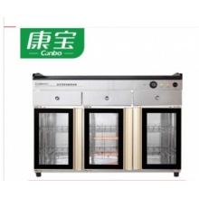 康宝(Canbo)立式消毒柜 商用多功能双开门 臭氧豪华筷子茶水消毒碗柜 不锈钢 ZTP400T-1