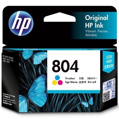 惠普（HP）T6N09AA 804 彩色墨盒(适用ENVY Photo6220 6222 7120 7820 7822) 【804彩色/165页】