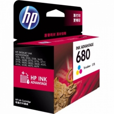惠普（HP）F6V26AA 680彩色墨盒